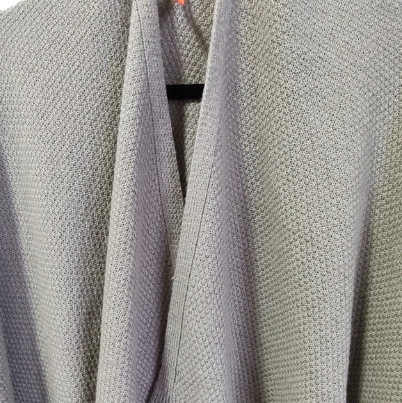 Verloop Shawl Wrap Shrug Knit Scarf Cover Up Grey Pink Blue Poncho Cardigan - Picture 10 of 15